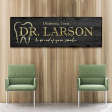 Load image into Gallery viewer, Dentist Name Sign