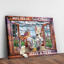 Load image into Gallery viewer, Have A Seat Sweet Cheeks Bathroom Sign II