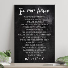 Load image into Gallery viewer, In Our Home We Are Blessed Sign II