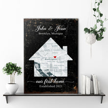 Load image into Gallery viewer, Home Map Sign