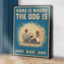 Load image into Gallery viewer, Home Is Where The Dog Is Sign II