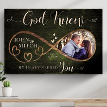 Load image into Gallery viewer, God Knew Couple Sign