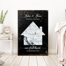 Load image into Gallery viewer, Home Map Sign