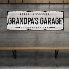 Load image into Gallery viewer, Grandpa Garage Sign II