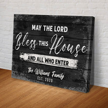 Load image into Gallery viewer, May The Lord Bless This House And All Who Enter Sign