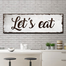 Load image into Gallery viewer, Let's Eat Sign