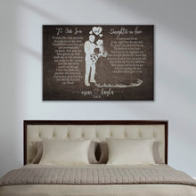 Load image into Gallery viewer, To My Son and Daughter In Law Sign