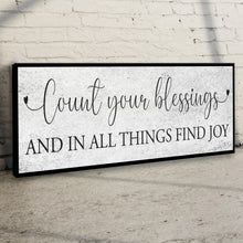 Load image into Gallery viewer, Count Your Blessings Sign III