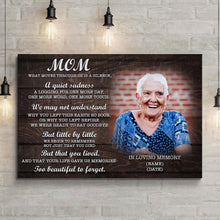 Load image into Gallery viewer, Mom, You're Too Beautiful To Forget Happy Mother's Day Sign