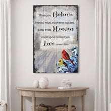 Load image into Gallery viewer, Signs From Heaven That Love Never Dies Sign II