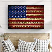 Load image into Gallery viewer, I Pledge Allegiance To The Flag Of USA Sign