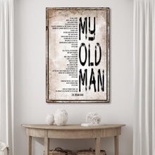 Load image into Gallery viewer, My Old Man, Happy Father's Day Sign