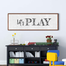 Load image into Gallery viewer, Let's Play Sign