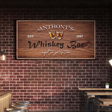 Load image into Gallery viewer, Whiskey Bar Sign II