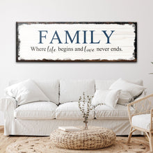 Load image into Gallery viewer, 8 Powerful Words Family Sign II