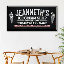 Load image into Gallery viewer, Ice Cream Shop Sign