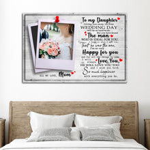 Load image into Gallery viewer, To My Daughter Marriage Message Sign