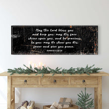 Load image into Gallery viewer, Numbers 6:24-26 - May The Lord Bless You Sign