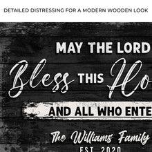 Load image into Gallery viewer, May The Lord Bless This House And All Who Enter Sign