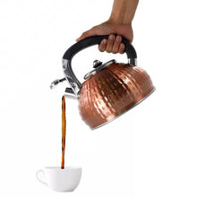Load image into Gallery viewer, 3-Liter Stainless Steel Whistling Teapot Kettle in Copper
