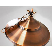 Load image into Gallery viewer, Large Copper Bird Feeder with 3 Tubes and 9 Feeding Ports