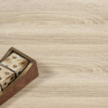 Load image into Gallery viewer, Modern Mid Century Style End Table Nightstand in White &amp; Oak Finish
