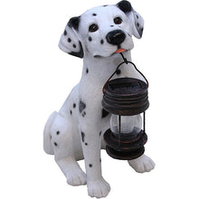 Load image into Gallery viewer, Dalmatian Dog Solar Light Lantern with Super Bright LED