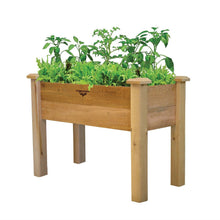 Load image into Gallery viewer, Raised Garden Bed Planter Box in Solid Cedar Wood in Natural Finish - 34-inch
