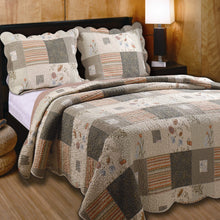 Load image into Gallery viewer, Twin size 100% Cotton Oversized Quilt Set with Sham Southwest Style