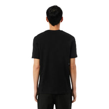 Load image into Gallery viewer, Lacoste Branded Stripe Band Tee - Black