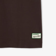 Load image into Gallery viewer, Lacoste Made in France Stripe Neck Tee - Black