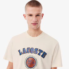 Load image into Gallery viewer, Lacoste Print Cotton Tee - Cream