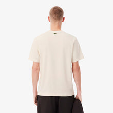 Load image into Gallery viewer, Lacoste Print Cotton Tee - Cream