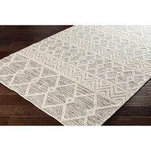 Load image into Gallery viewer, 3-ft. x 5-ft. Hand Woven Wool Blend Grey Beige Ivory Persian Style Area Rug