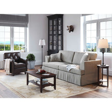 Load image into Gallery viewer, 3-Piece Floor Lamp and Table Desk Lamp Set in Black with Light Gold Drum Shades