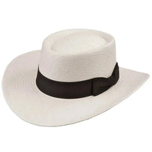 Load image into Gallery viewer, Deadwood Mason - Straw Gambler Hat