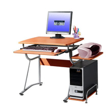 Load image into Gallery viewer, Compact Contemporary Computer Desk in Light Cherry Finish