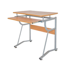 Load image into Gallery viewer, Compact Contemporary Computer Desk in Light Cherry Finish