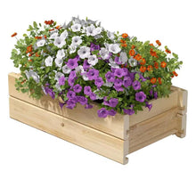 Load image into Gallery viewer, Natural Unfinished Cedar Wood Planter Box 21-inch x 11-inch - Made in USA