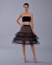 Load image into Gallery viewer, Black Petticoat Skirt