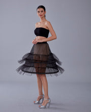 Load image into Gallery viewer, Black Petticoat Skirt