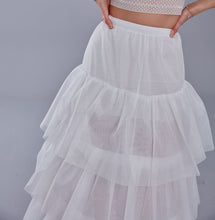 Load image into Gallery viewer, Mermaid Bridal Gown Underskirt, White Petticoat Skirt