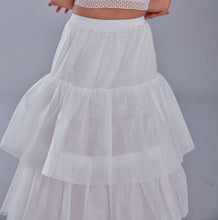 Load image into Gallery viewer, Mermaid Bridal Gown Underskirt, White Petticoat Skirt