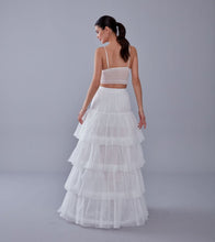 Load image into Gallery viewer, Mermaid Bridal Gown Underskirt, White Petticoat Skirt