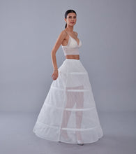 Load image into Gallery viewer, White Petticoat Skirt for Wedding Gown - Tulle Underskirt - Enhance Your Dress Silhouette