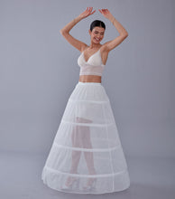 Load image into Gallery viewer, White Petticoat Skirt for Wedding Gown - Tulle Underskirt - Enhance Your Dress Silhouette