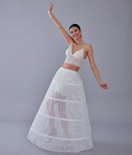 Load image into Gallery viewer, White Petticoat Skirt for Wedding Gown - Tulle Underskirt - Enhance Your Dress Silhouette