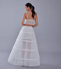 Load image into Gallery viewer, White Petticoat Skirt for Wedding Gown - Tulle Underskirt - Enhance Your Dress Silhouette