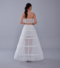 Load image into Gallery viewer, White Petticoat Skirt for Wedding Gown - Tulle Underskirt - Enhance Your Dress Silhouette