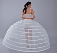 Load image into Gallery viewer, White Petticoat for Costumes and Bridal Gowns, Crinoline